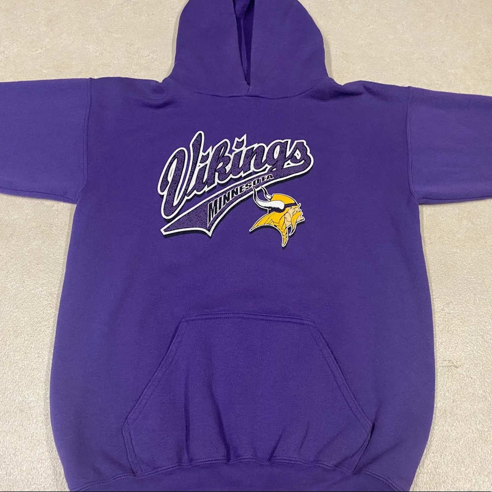 Vintage Logo 7 Minnesota Vikings Hoodie